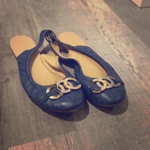 Tignanello flats blue